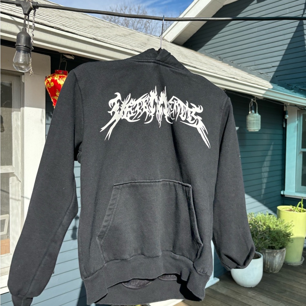 Vetements total fucking darkness hoodie